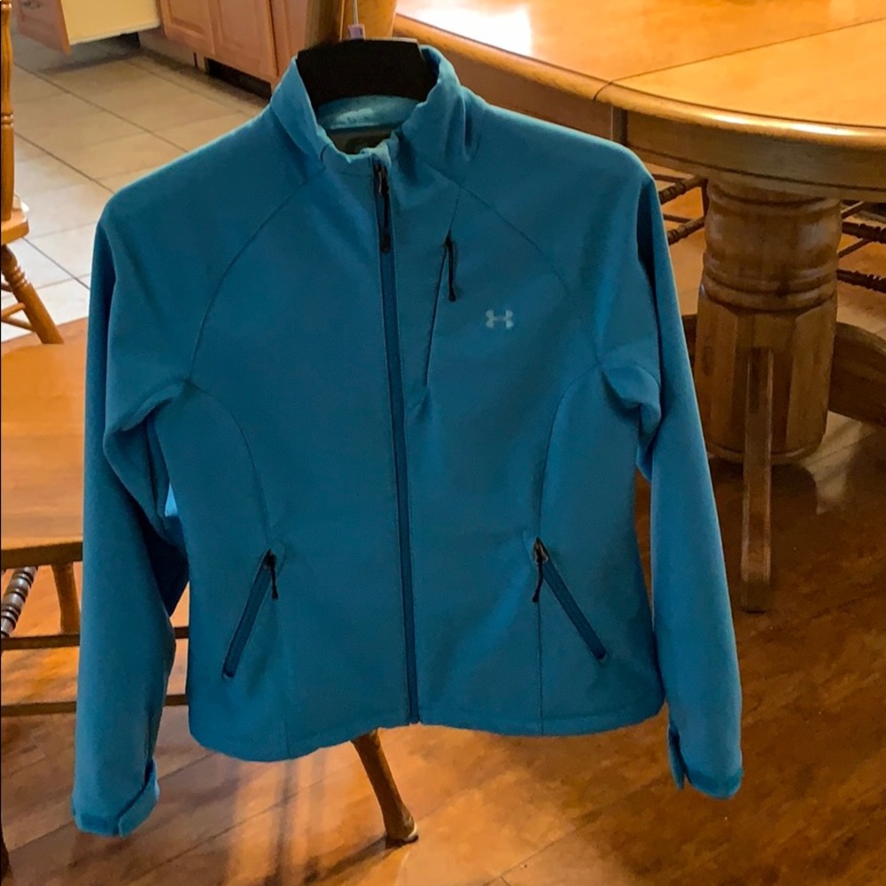 Under Armour Jacket Turquoise Size Med